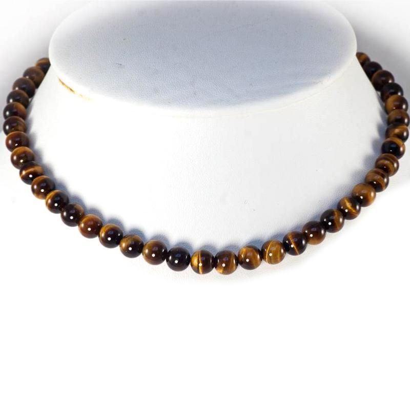 accessoire en oeil de tigre 45cm