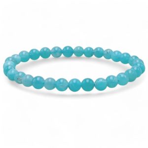 Bracelet amazonite Etats-Unis AAA (boules 5-6mm)