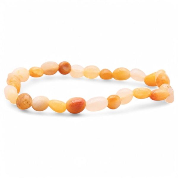 Bracelet aventurine jaune Brésil A grains 5-7mm
