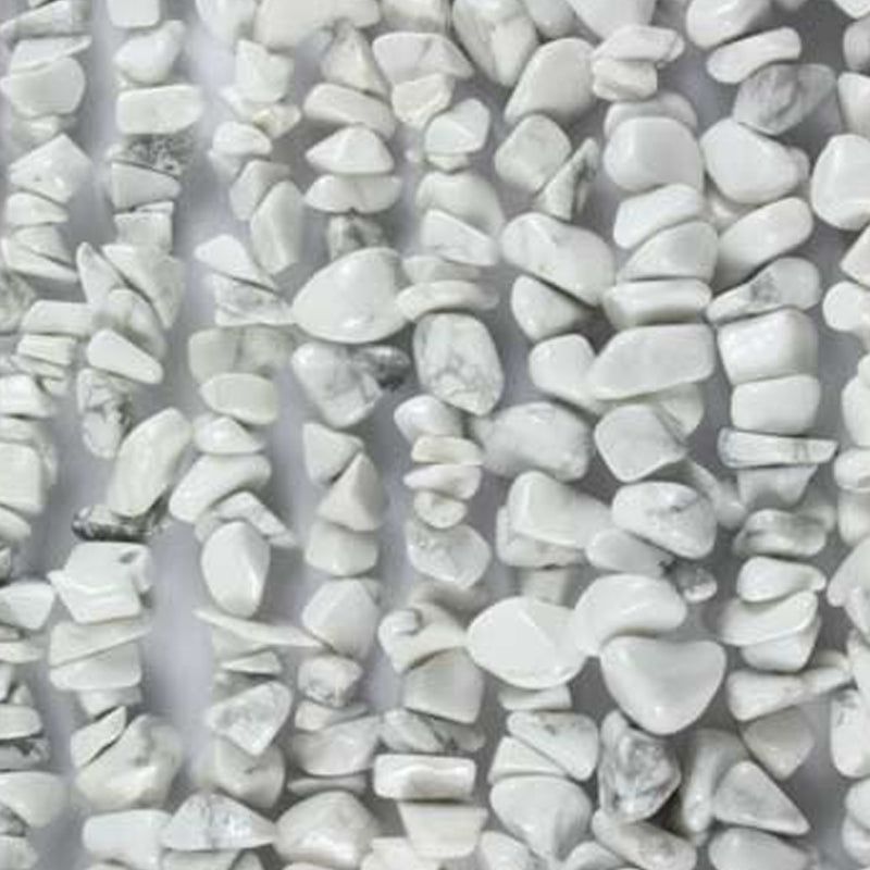 collier baroque de perles howlite zimbabwe